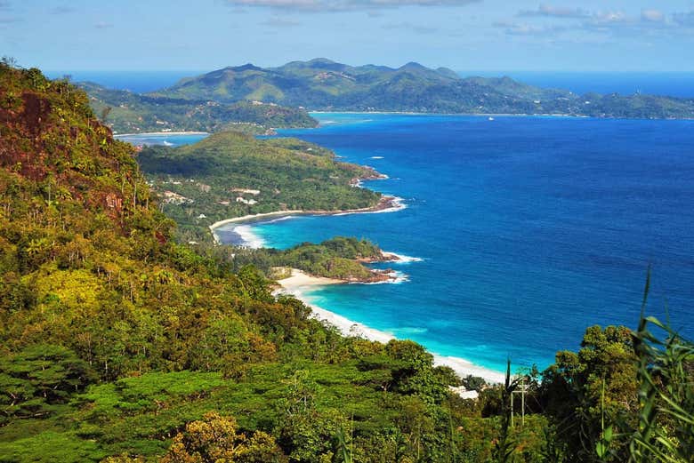 Litoral de la isla de Mahé
