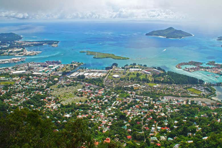 Panorámica del archipiélago de Sainte-Anne