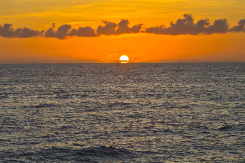 Entardecer em Praslin