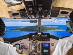 Seychelles desde el avión