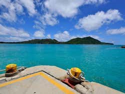 La Digue vista de Praslin