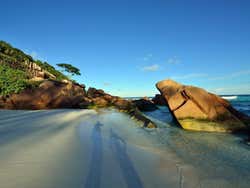 Playa Grand Anse, La Digue