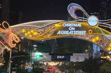 Autobús navideño de Singapur