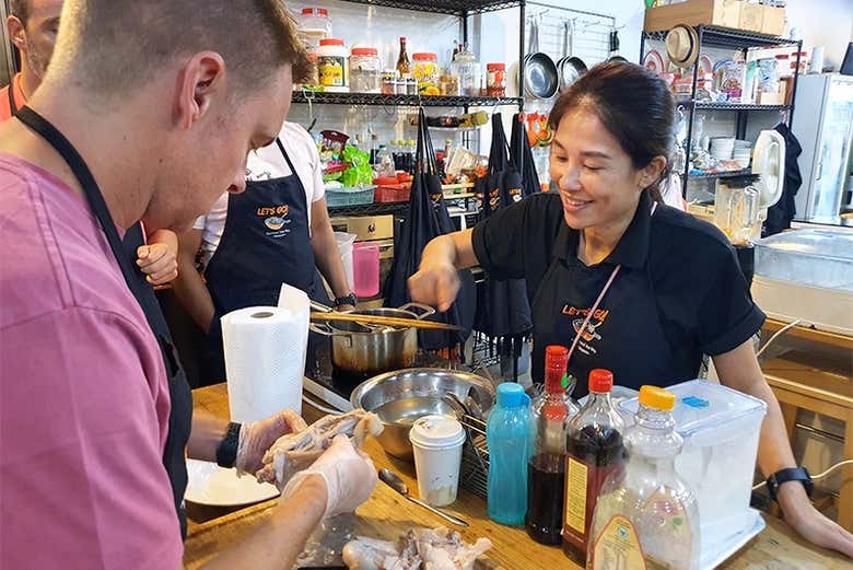 Exploraréis los secretos de la cocina tradicional singapurense