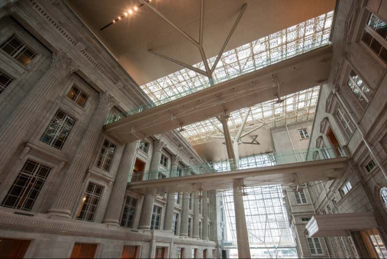 Admire the architecture of the building