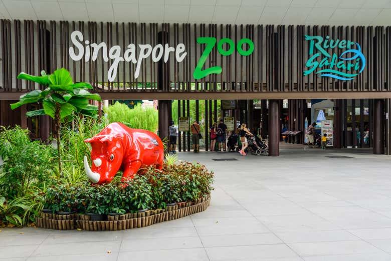 Entrée du Zoo de Singapour