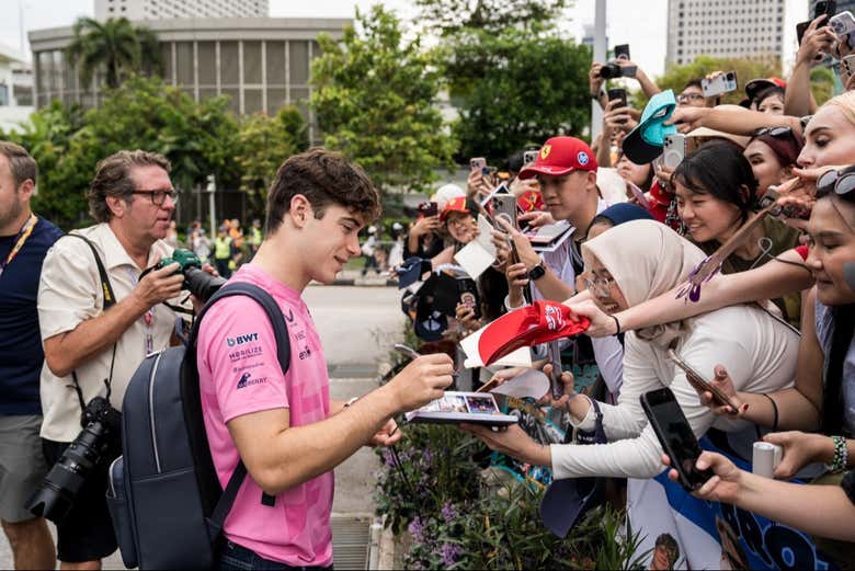 Moment inoubliable pour les amateurs de F1