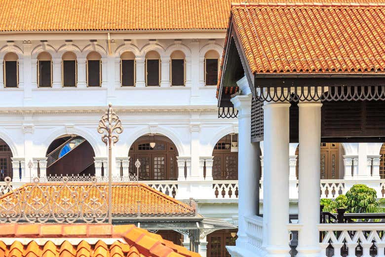 Empreintes de l'époque coloniale à l'hôtel Raffles