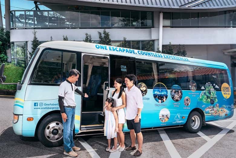Bus turístico por la isla Sentosa
