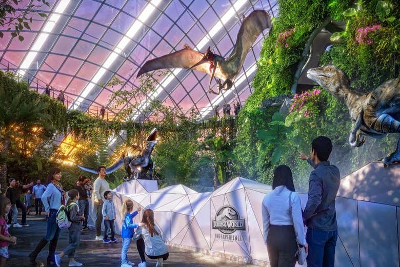 Jurassic World en los Jardines de la Bahía