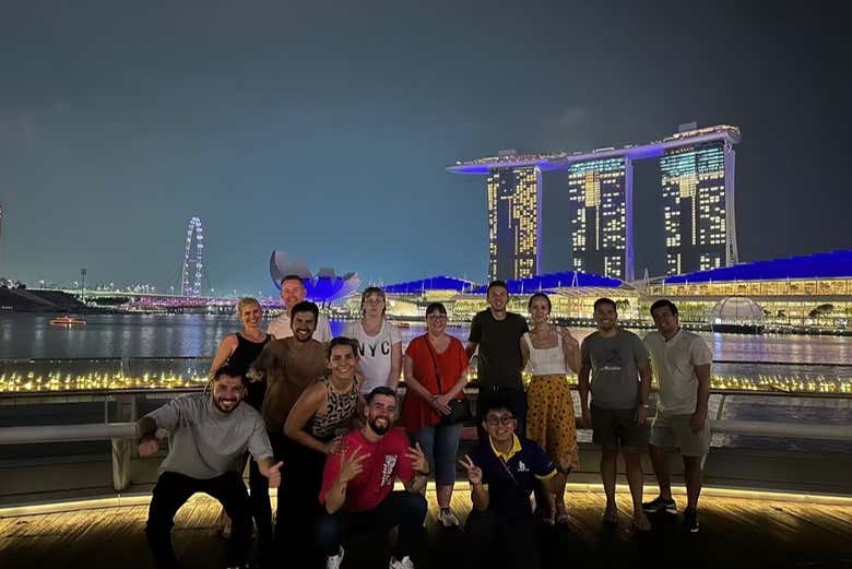 See the city all lit up