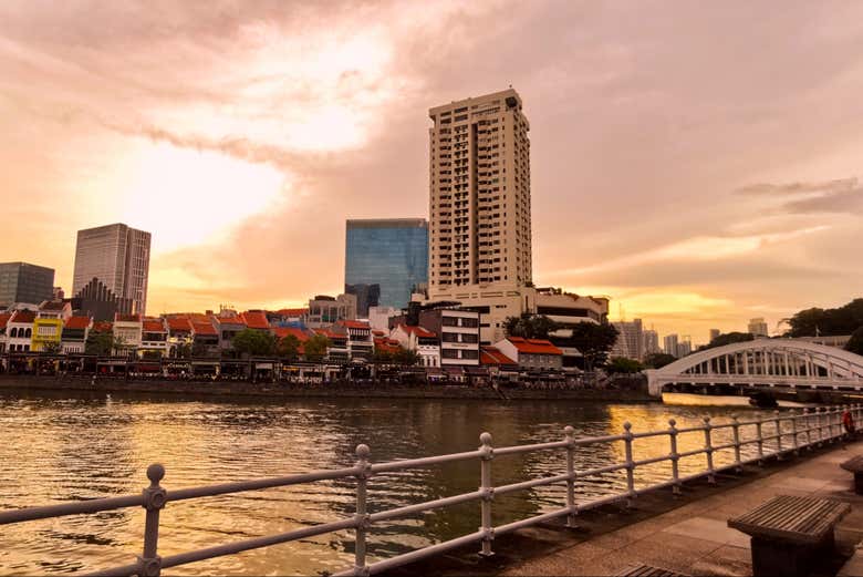 Atardecer en Singapur