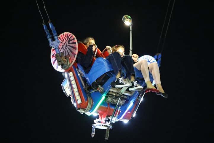 Get launched into the sky and see Singapore's skyline from above