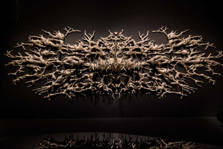 Una de las obras de arte de la exposición
