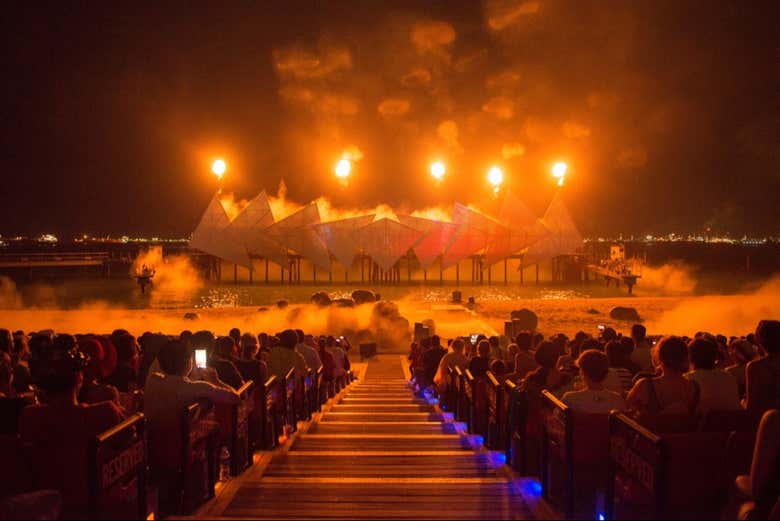 Check out the fireworks!