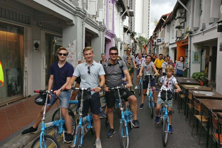 Cycling around Singapore