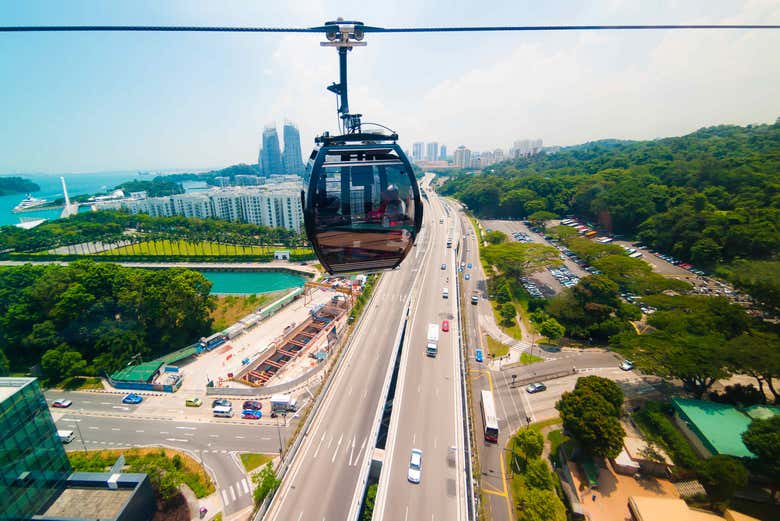 Singapore vista dall'alto