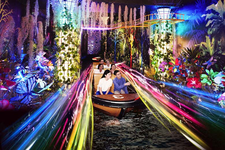 Having fun in Singapore
