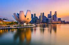 Tour serale di Singapore con cena