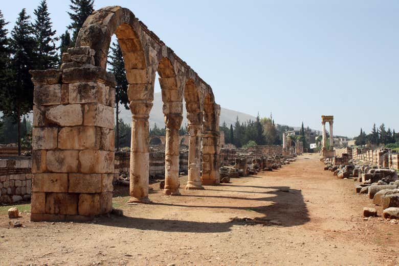Ruinas romanas de Anjar