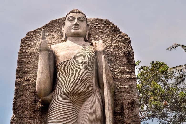 Estatua réplica de Buda