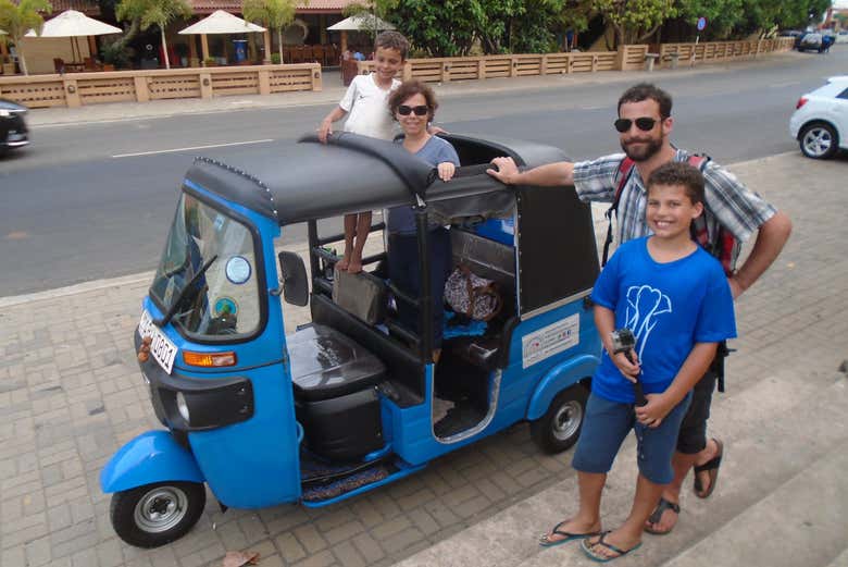 Visitando Colombo en tuk tuk