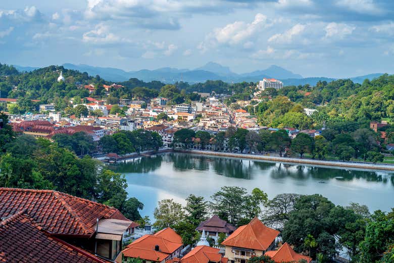 Panorámica de Kandy