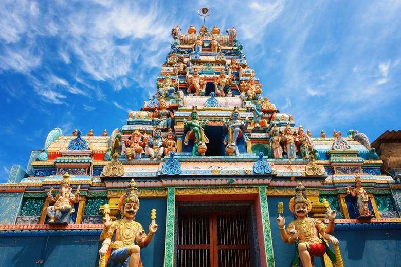 Le temple hindou de Colombo