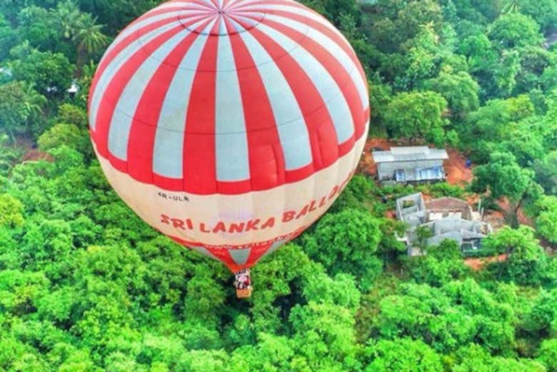 Hot air balloon ride