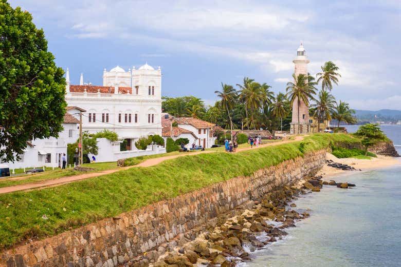 Panoramica del centro di Galle