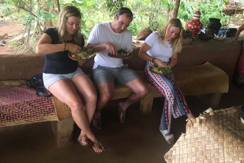 Saboreando la gastronomía local