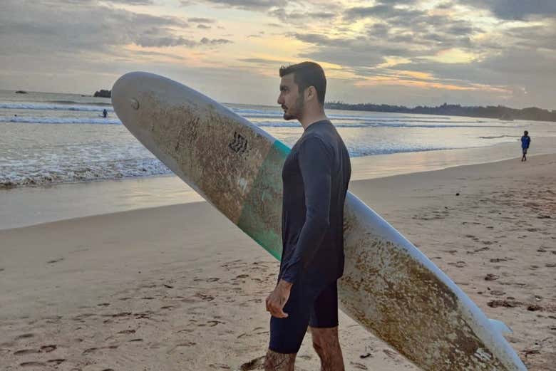 Listos para hacer surf