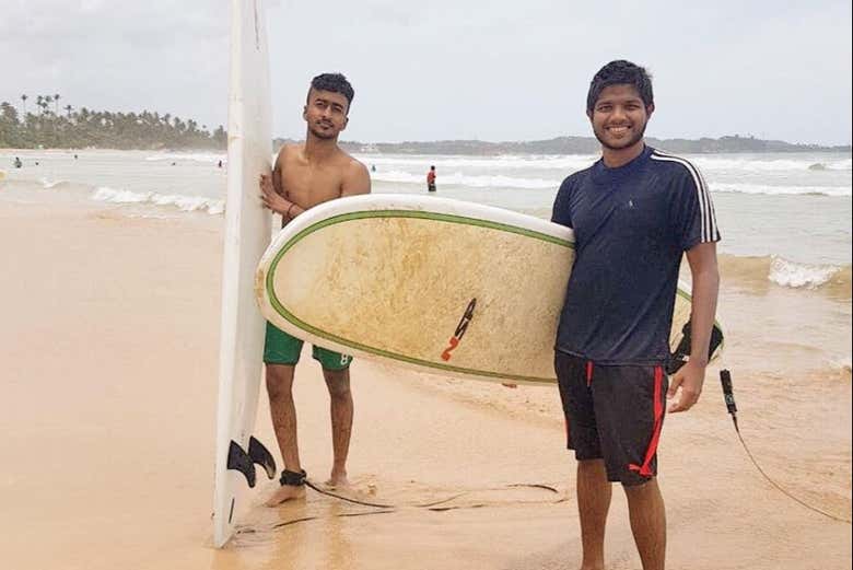 Nos encontraremos en Weligama Beach