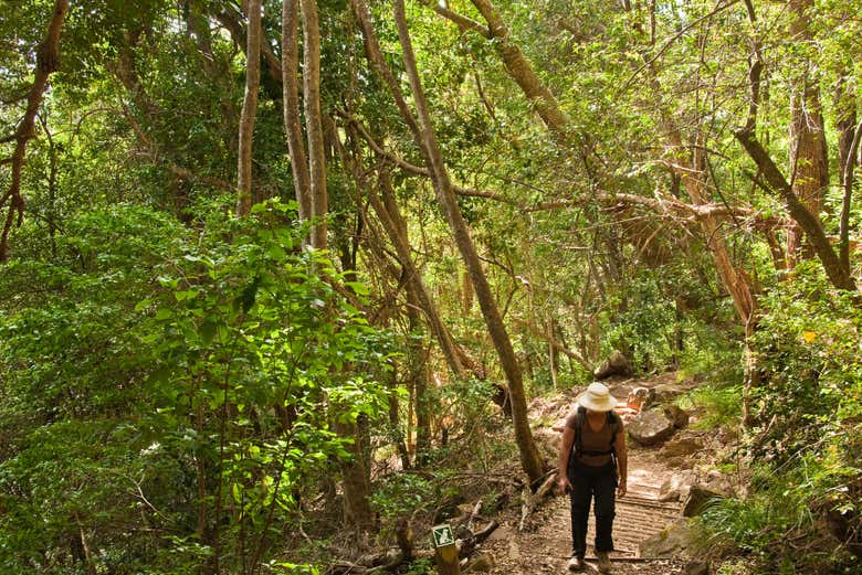 Caminando por la Garganta de los Esqueletos