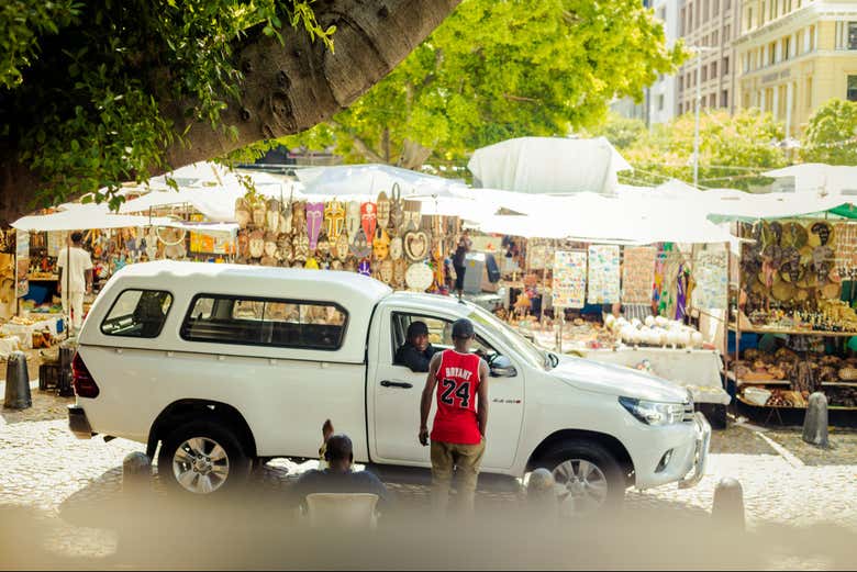 Il mercato di Greenmarket Square