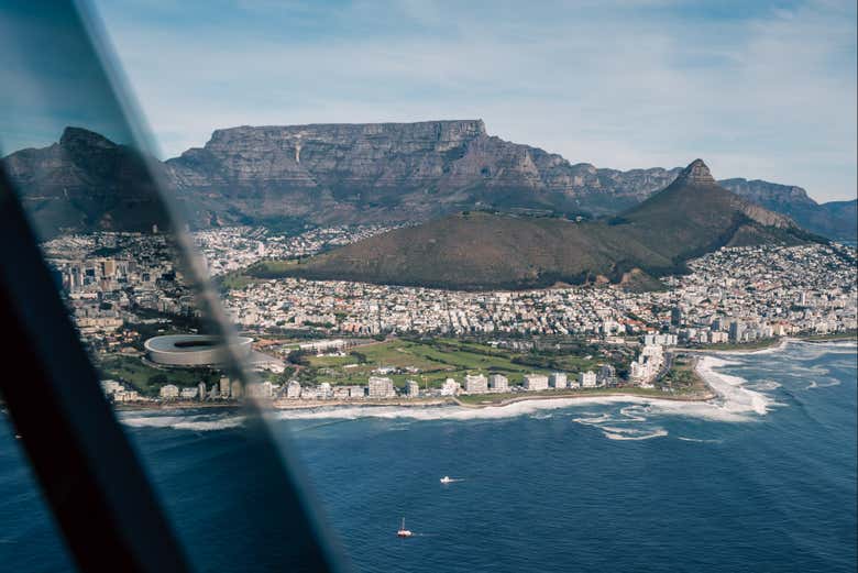 Vistas de Table Mountain desde Table Bay