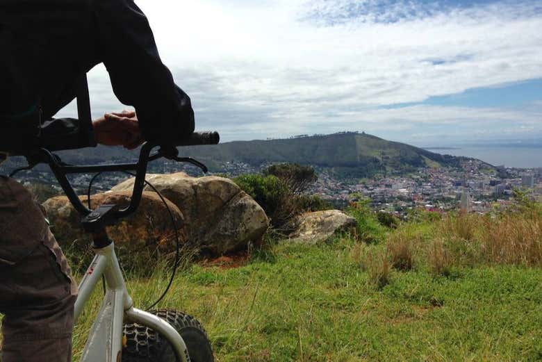 Admirando las vistas