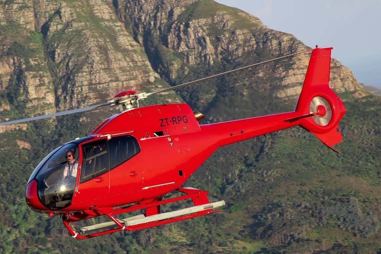 Sorvolando una delle città più importanti del Sudafrica