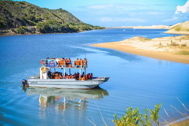 Vue du bateau sur lequel vous naviguerez