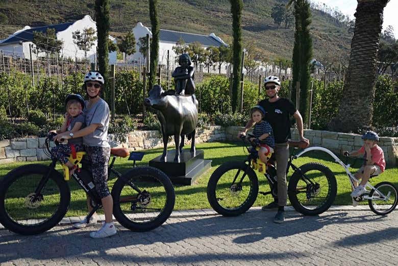 Pedaleando por Franschhoek