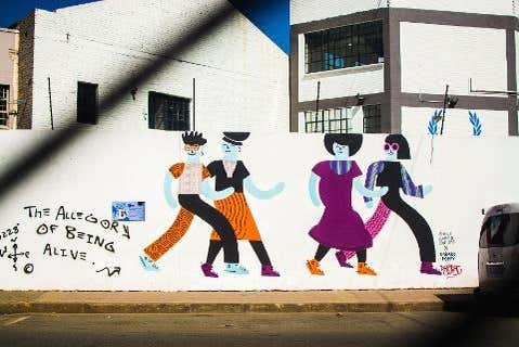 Street art em Joanesburgo