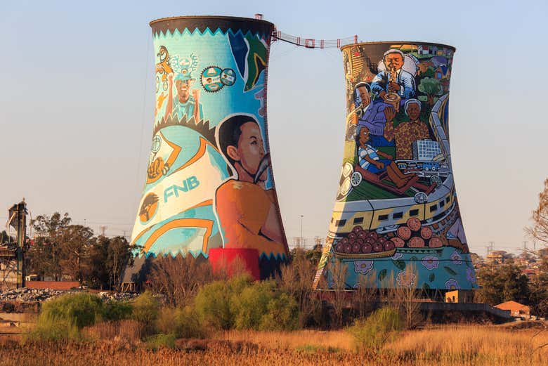 Pinturas murais em Soweto
