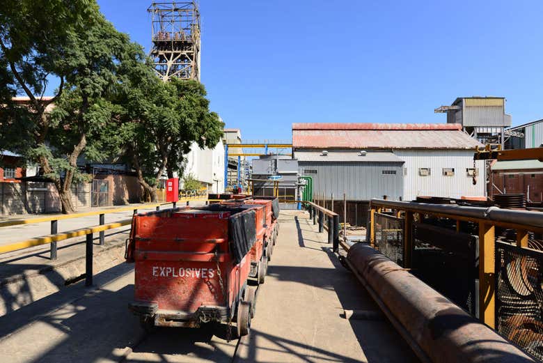 Trabajos en la mina de Cullinan
