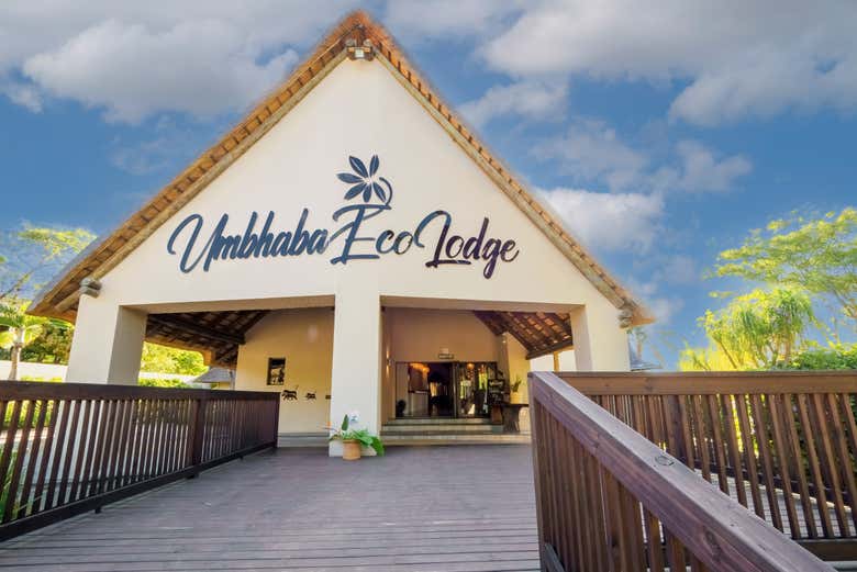 Nos hospedaremos em uma acomodação do tipo lodge de Hazyview