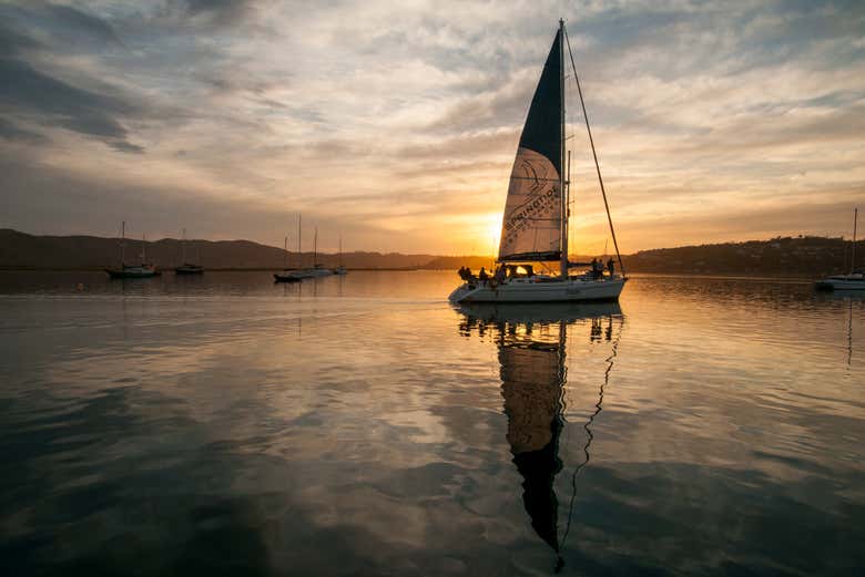 Coucher de soleil à Knysna