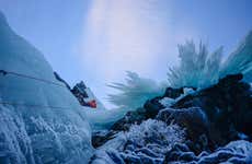Ice Climbing in Abisko