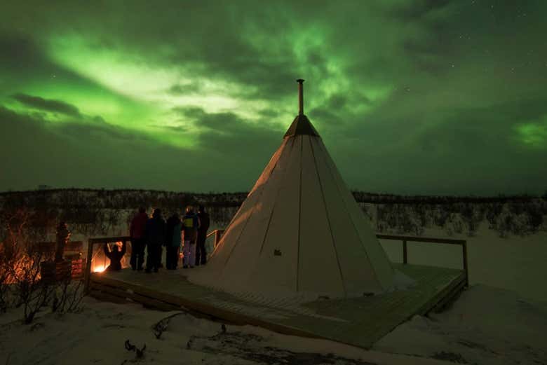 Aurora boreal en Abisko