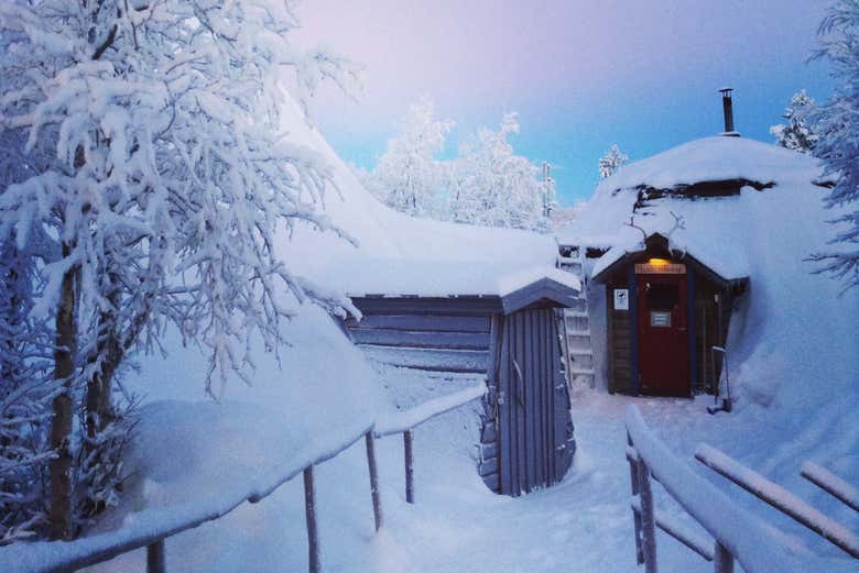 Head into the cosy café to warm up