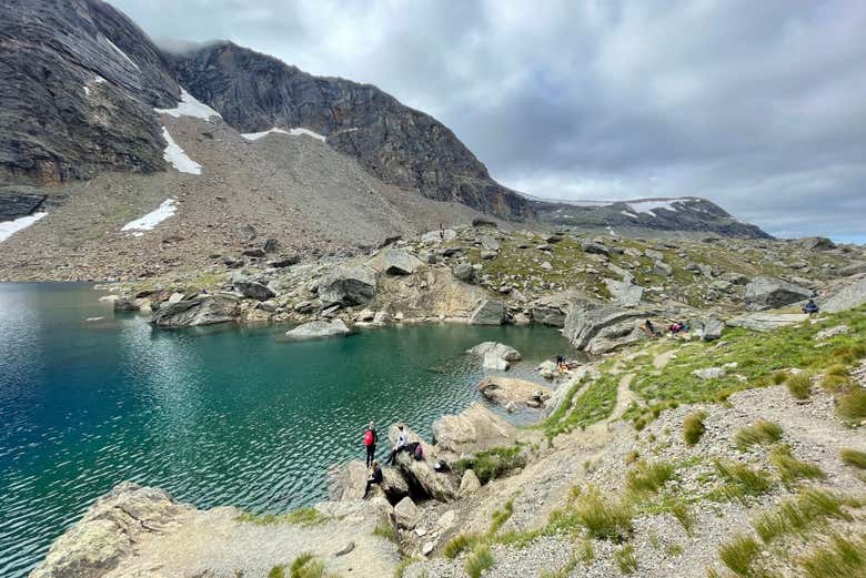 Giungendo al lago