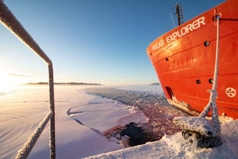 The Icebreaker boat